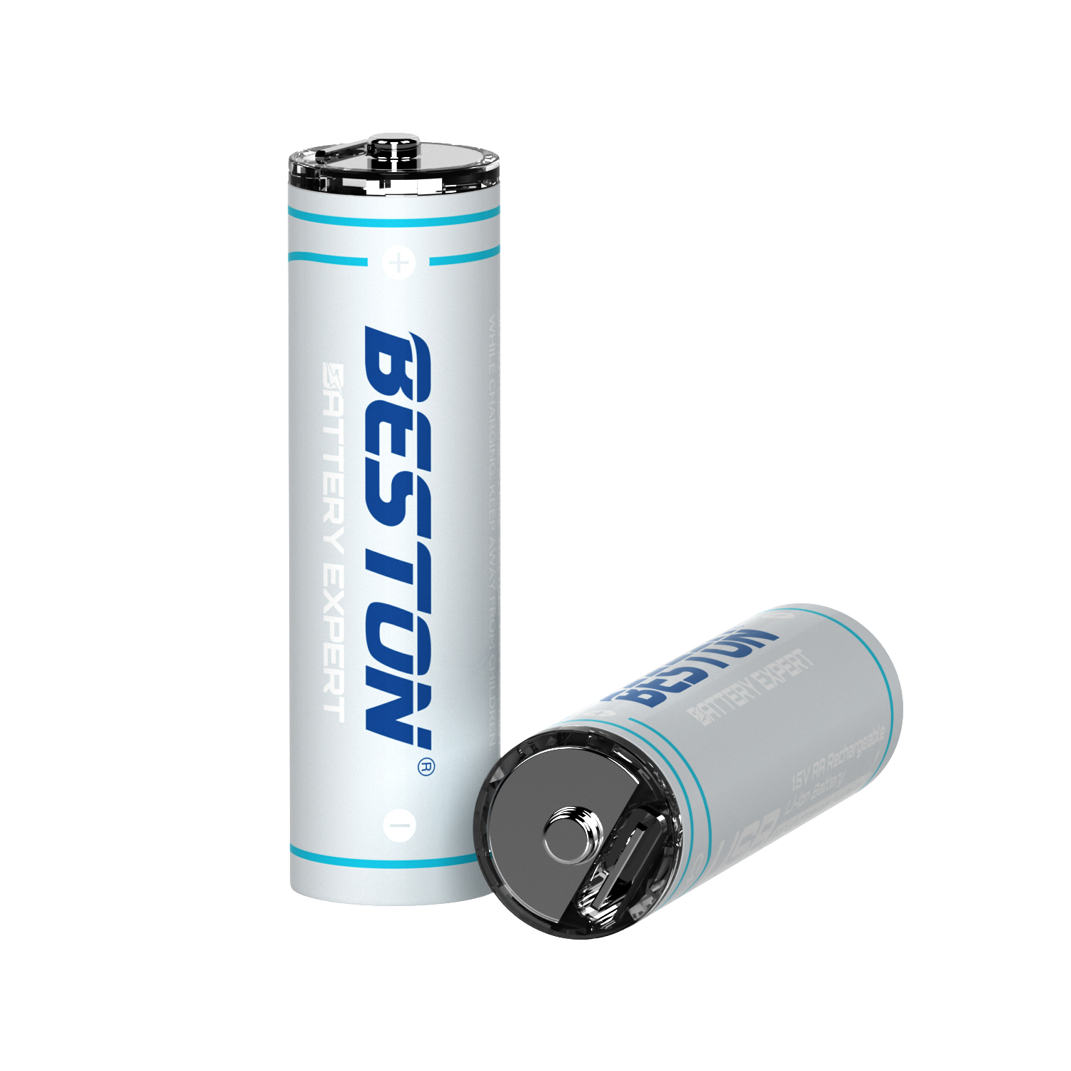 Beston USB 1.5V AA Lithium Rechargeable Battery 2200mWh