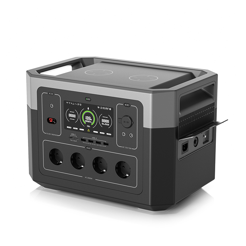 Beston China Factory 2000W Lithium Battery Solar Energy Storage Mobile Power Supply For Home Outdoor Camping