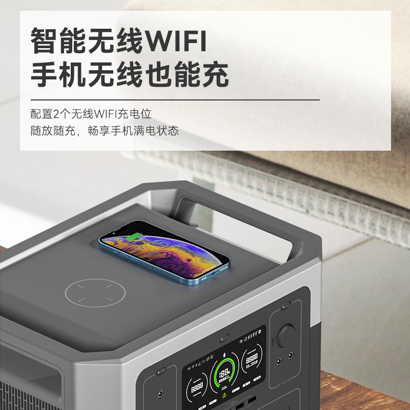 Beston China Factory 2000W Lithium Battery Solar Energy Storage Mobile Power Supply For Home Outdoor Camping