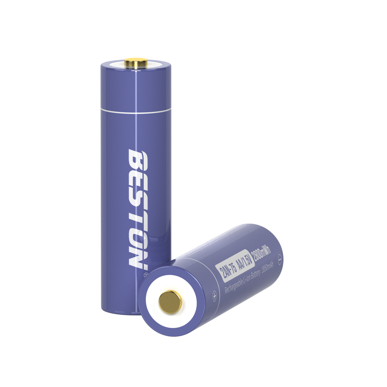 百斯顿 1.5V AA 可充电锂电池 2800mWh